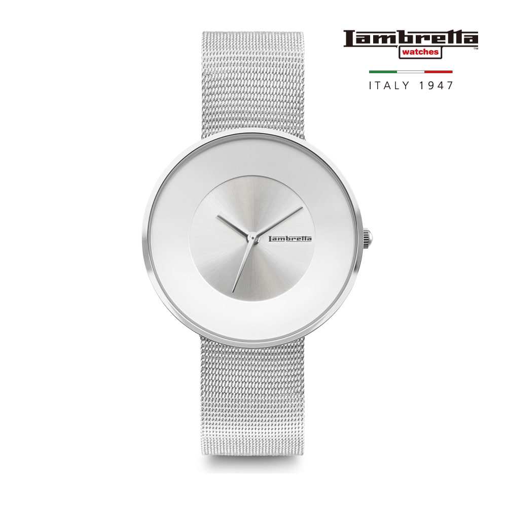 [Lambretta Watches] 람브레타 Cielo 34 Mesh Silver 메쉬시계