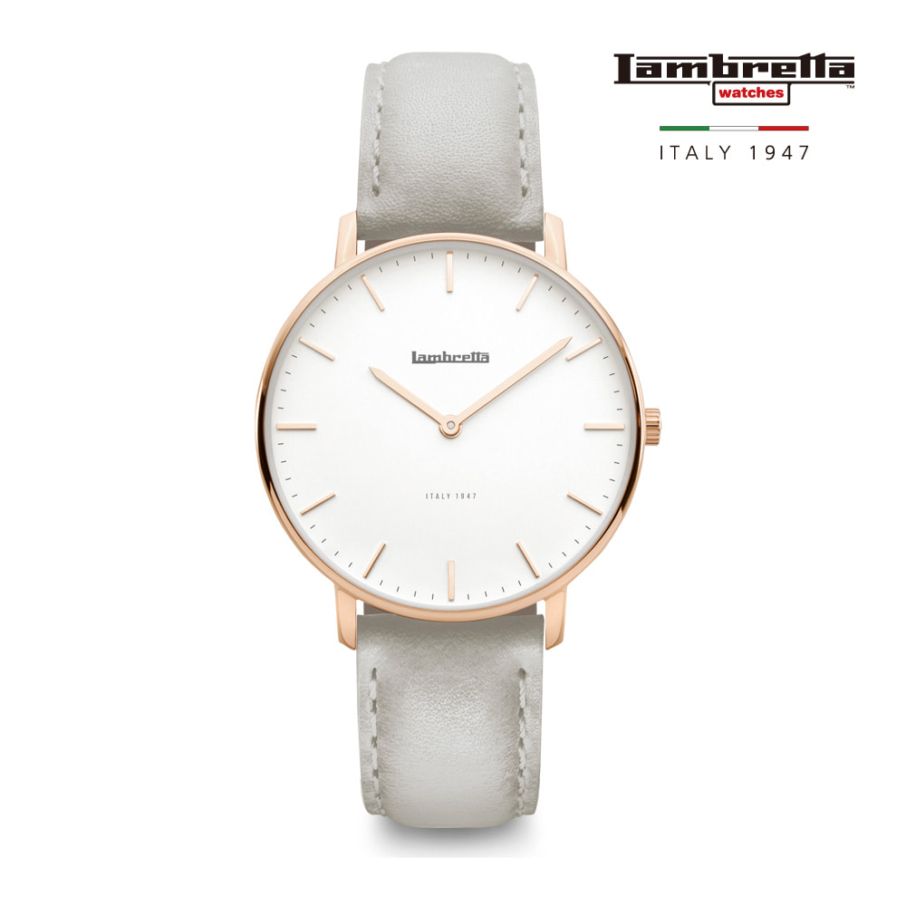 [Lambretta Watches] 람브레타 Classico 36 Rose Gold White Grey 여성시계