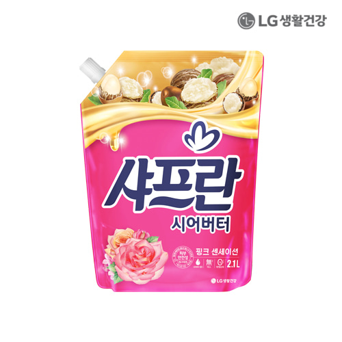 LG생활건강 샤프란 시어버터 핑크센세이션 리필 2.1L