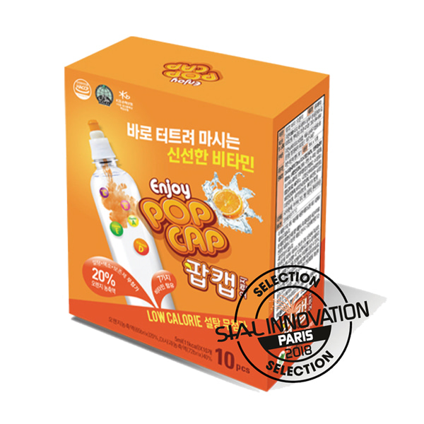 [팝캡] 비타 오렌지 (10개입 x 1박스)