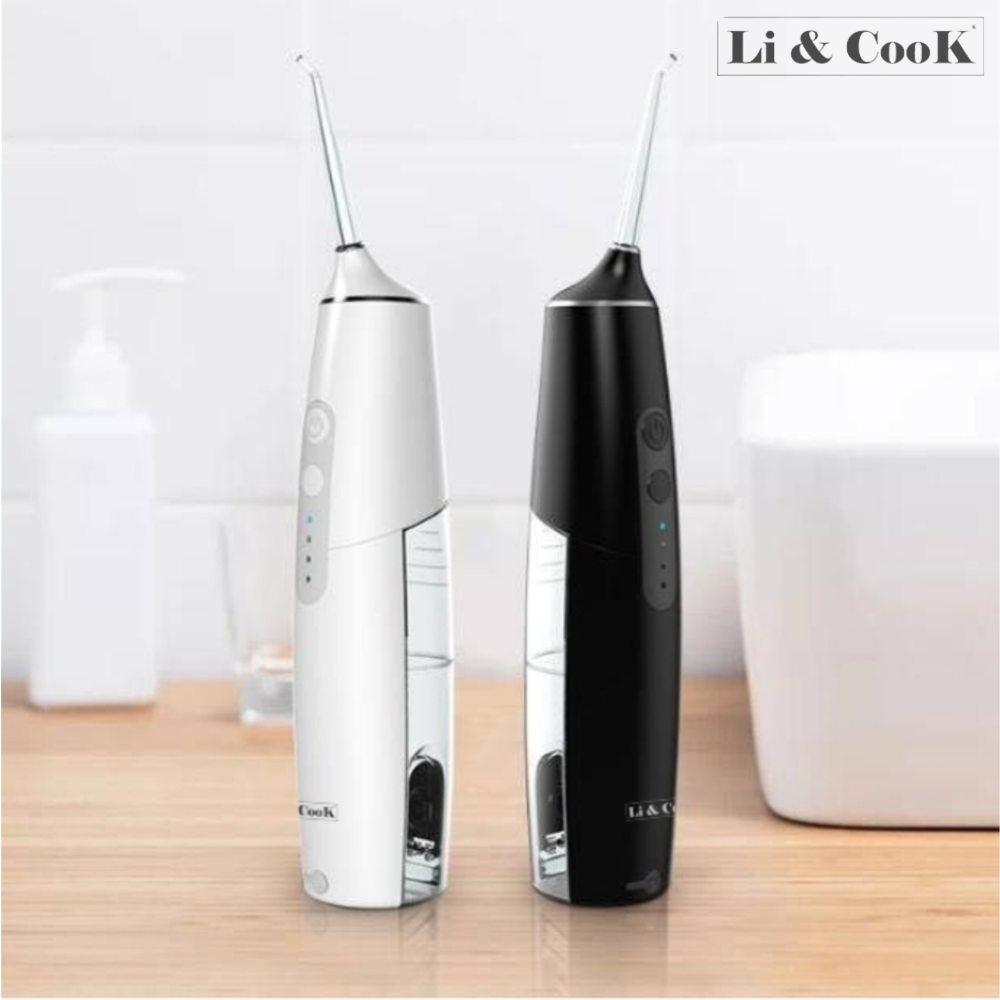 [Li &amp; Cook] 리앤쿡 워터플로셔 휴대용 구강세정기 LC600 (화이트, 블랙)