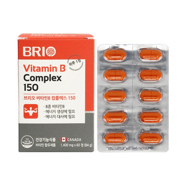 [브리오] 비타민B 콤플렉스 150 (1,400mgx60정)